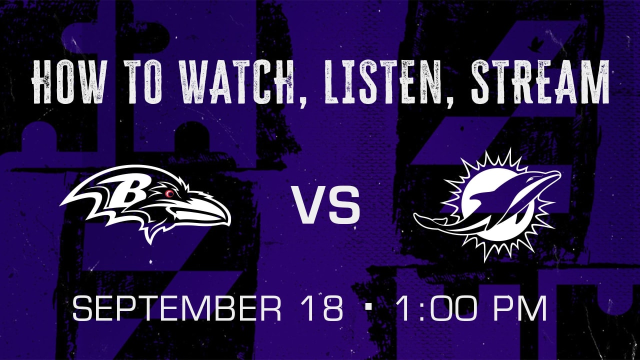 How to Watch, Listen, Live Stream Ravens vs