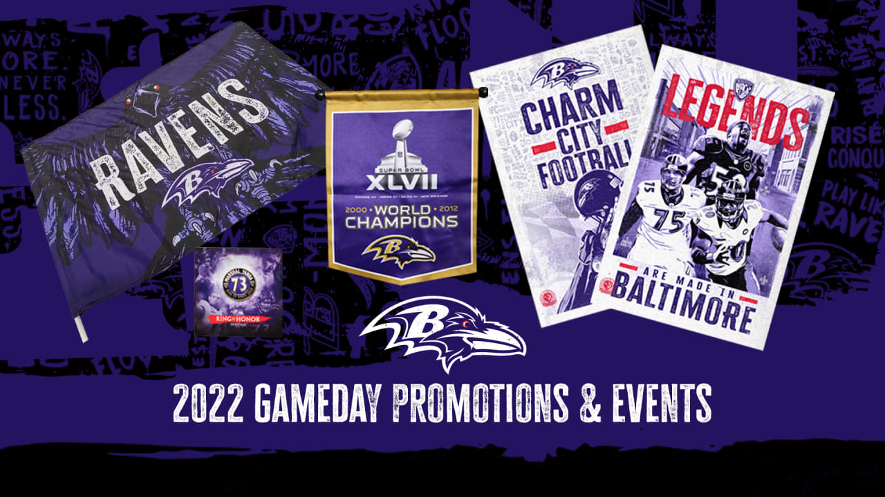 Ravens Announce Season Long Gameday Promotion Event Schedule