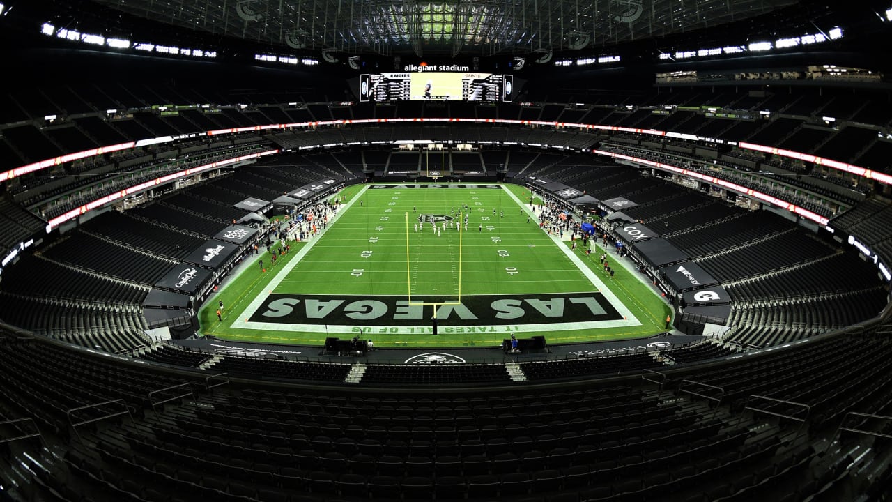 Unique look inside Allegiant Stadium, Las Vegas May 11, 2021 