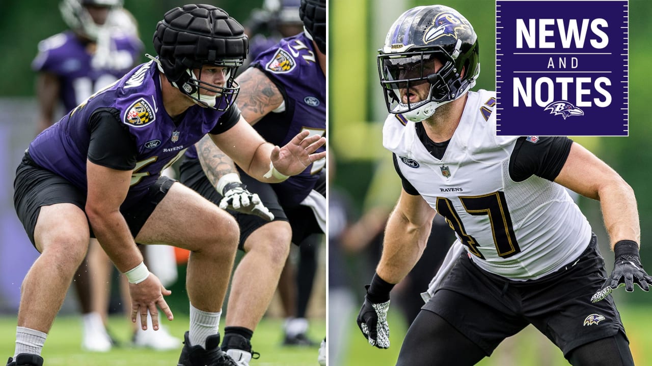 Ravens OLB Vince Biegel tears Achilles tendon, ending season; rookie C  Tyler Linderbaum will be 'fine' after early exit