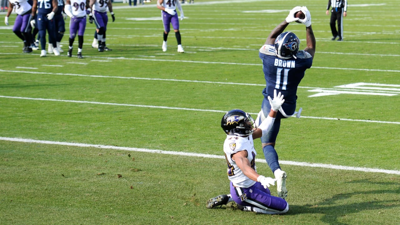 Titans' A.J. Brown working to be physical wide receiver - The San