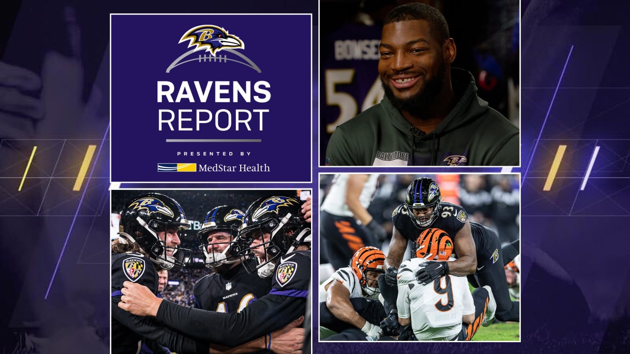 Ravens Report WildCard Playoffs vs. Bengals