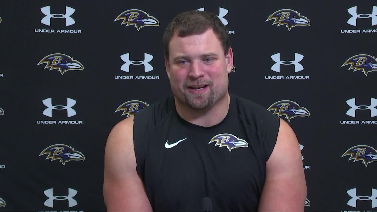 Kevin Zeitler impressed by the sheer size of the Ravens' remodeled  offensive line - Baltimore Beatdown