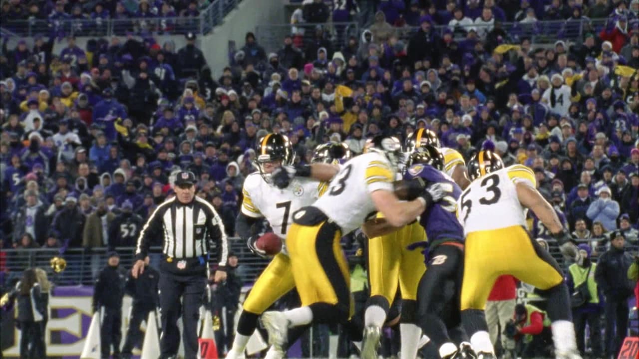 Relive the iconic finish between steelers amd ravens christmas