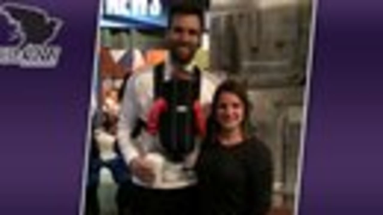 The Caw: Joe Flacco Rocking A Baby Bjorn