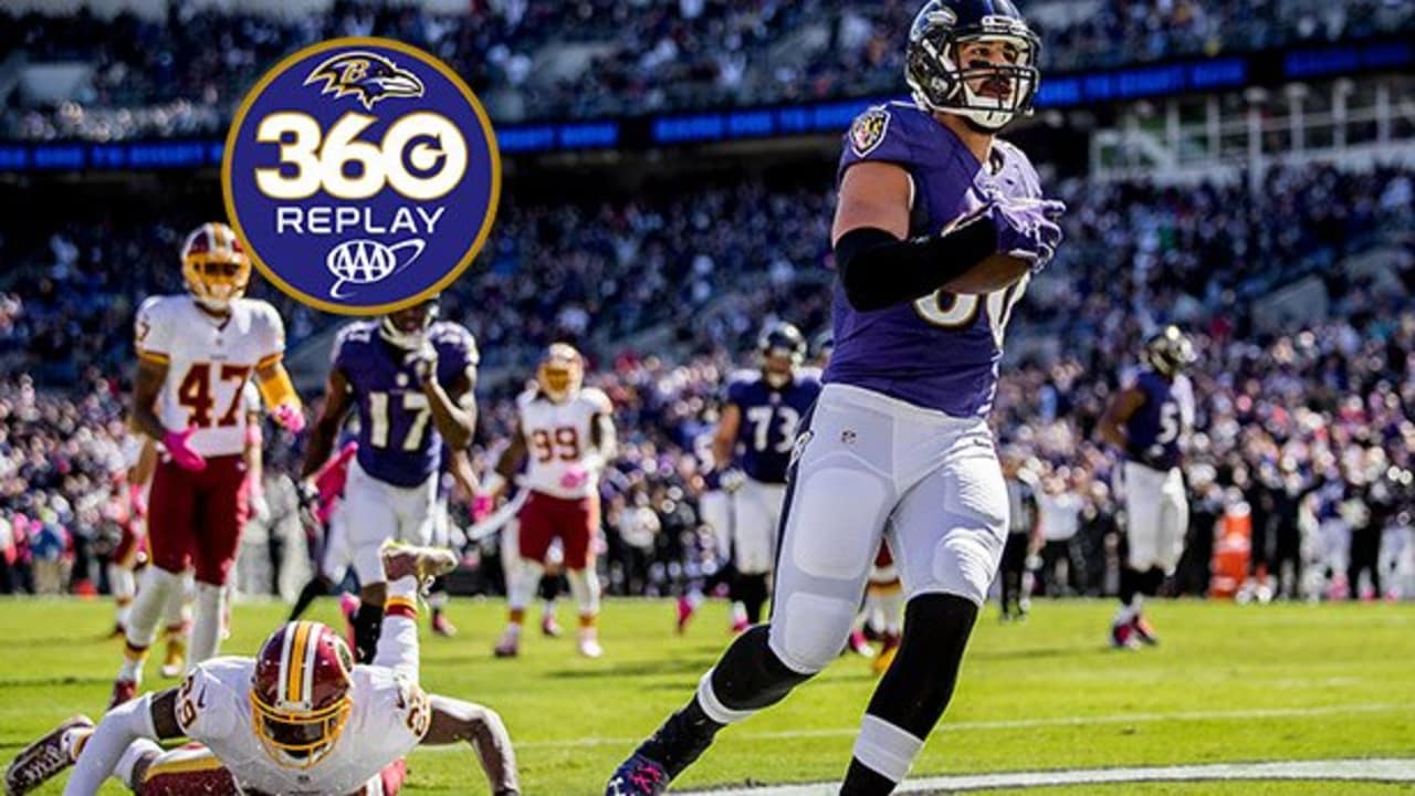 360 Replay: Crockett Gillmore Scores Touchdown