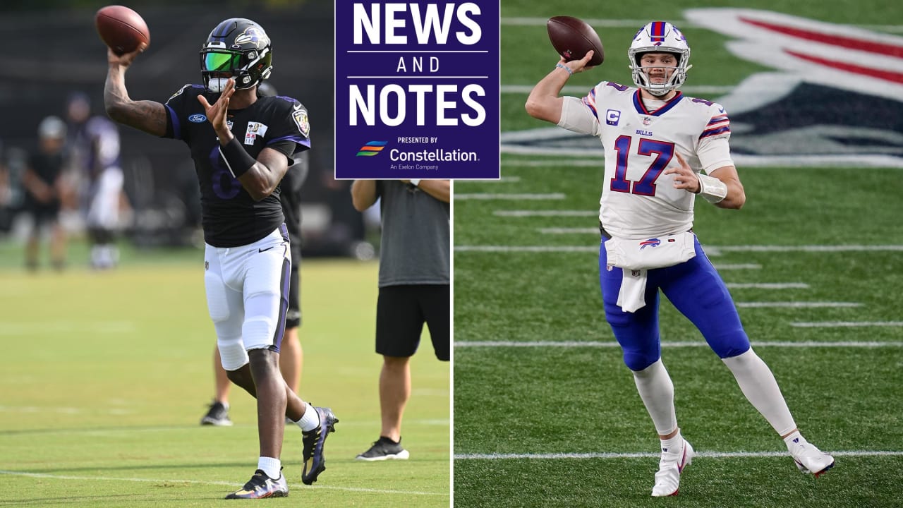 News & Notes: Lamar Jackson Reacts to Josh Allen's Contract Extension