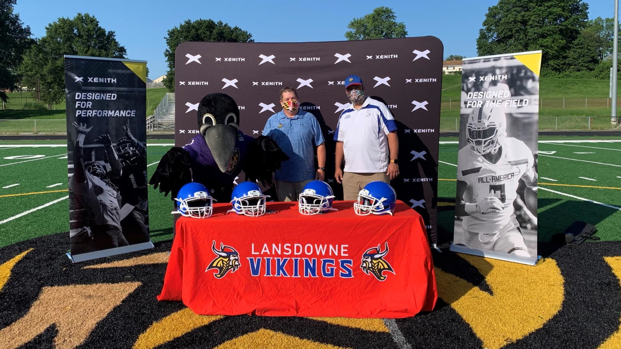 Ravens Partner with Xenith to Donate Helmets to BaltimoreArea High Schools