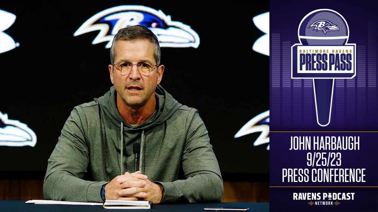 John Harbaugh: Monday Press Conference (9/25)