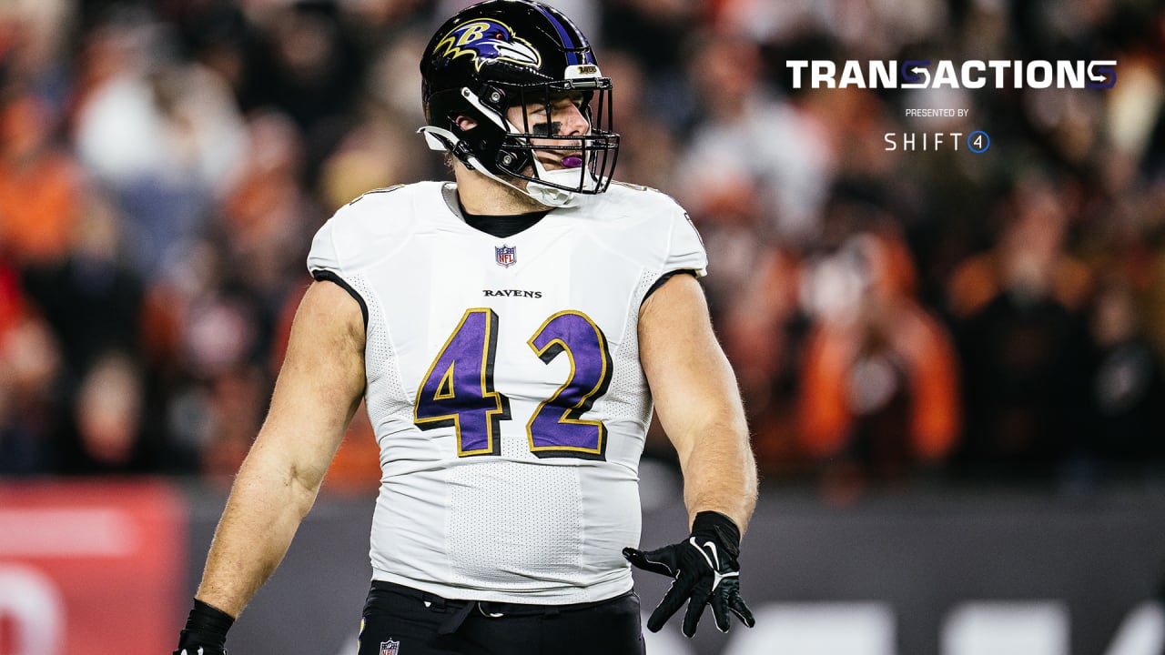 Ravens four-time Pro Bowl fullback Patrick Ricard may switch