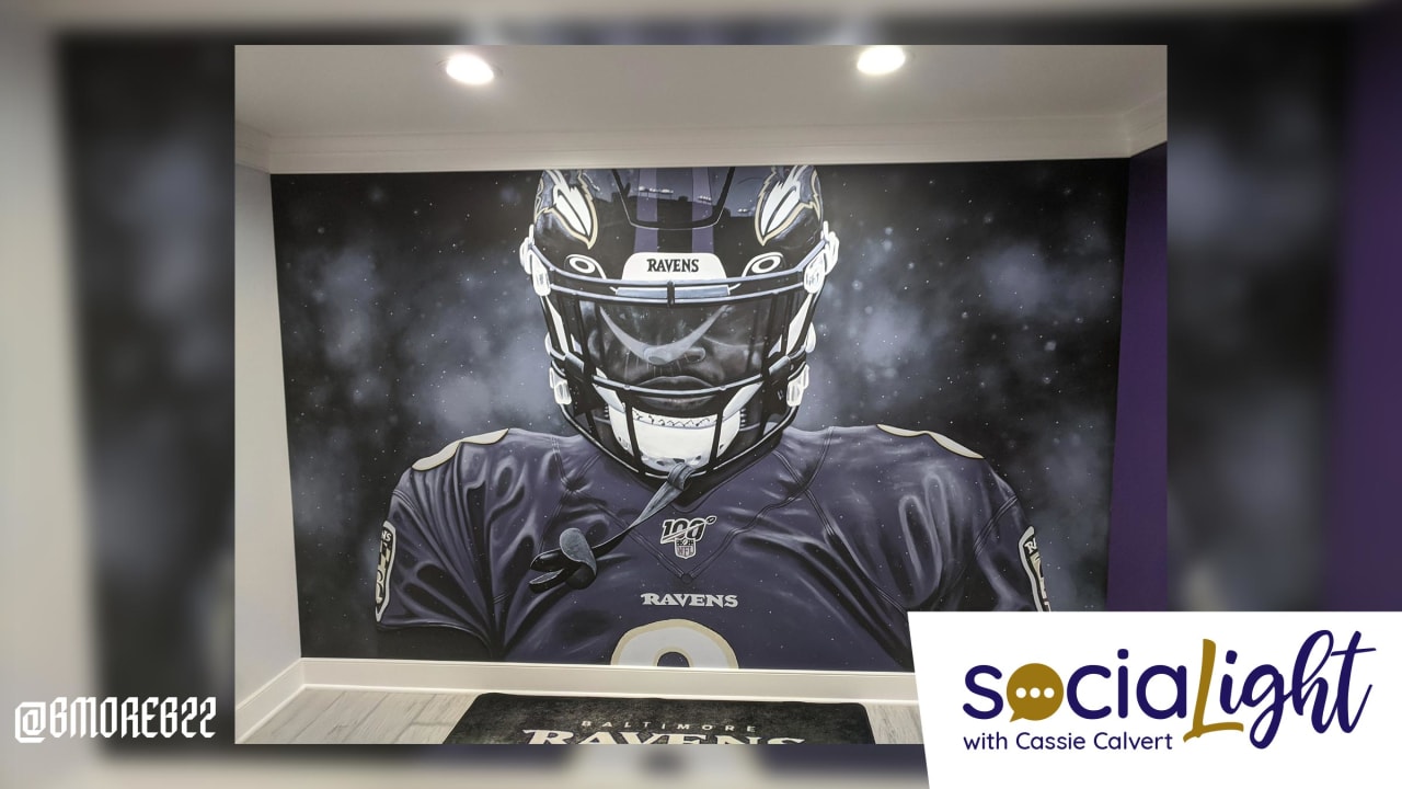 Lamar Jackson quarantine paintingfigured Ravens subreddit would  appreciate it : r/ravens