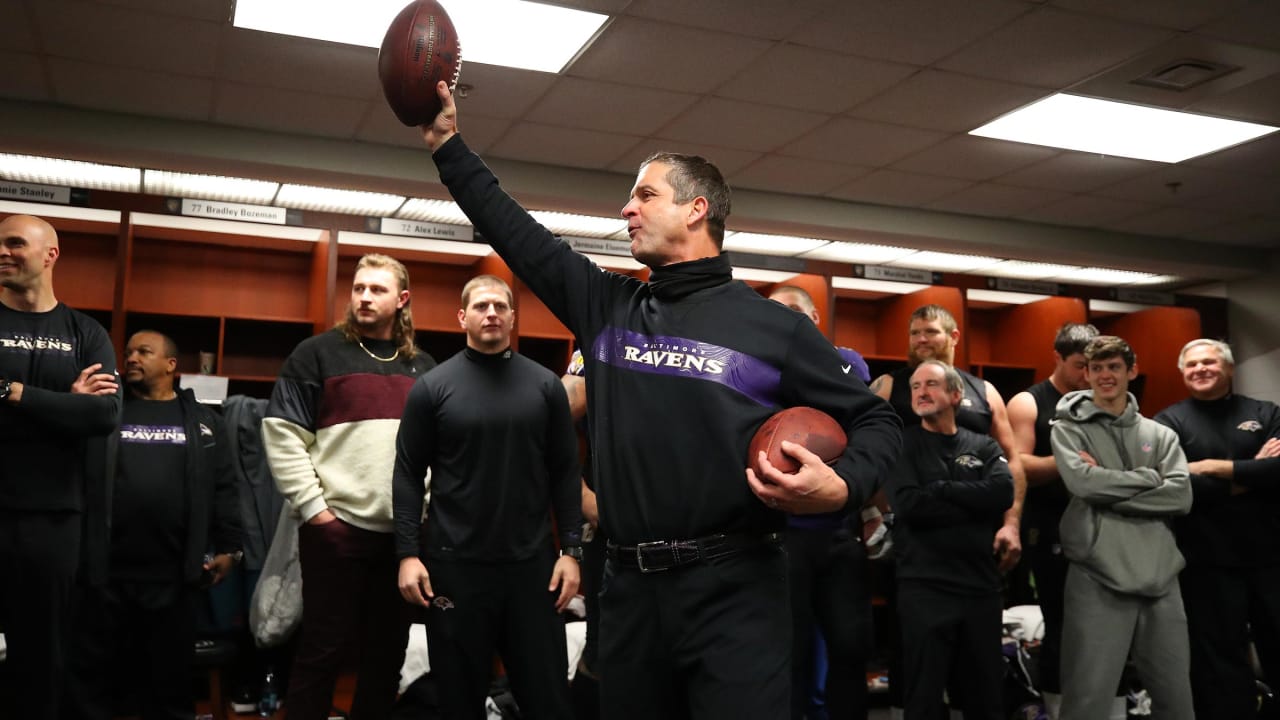 John Harbaugh Gets a Game Ball After His 150th Win