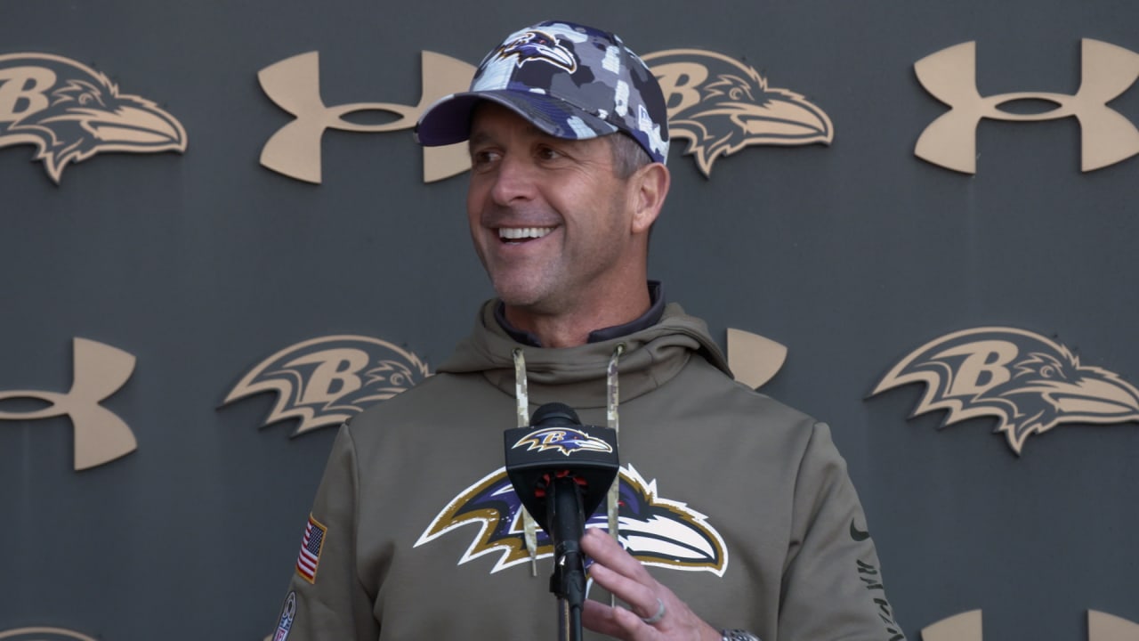 Ravens HC John Harbaugh praises fans who overcame cold weather in Week 16