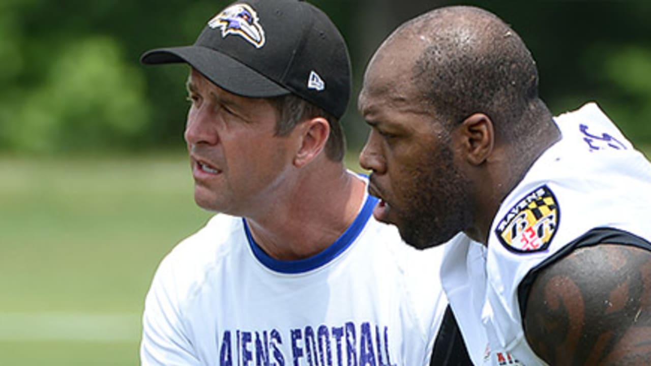 With Lewis retired, Ravens' Suggs embraces role as team leader