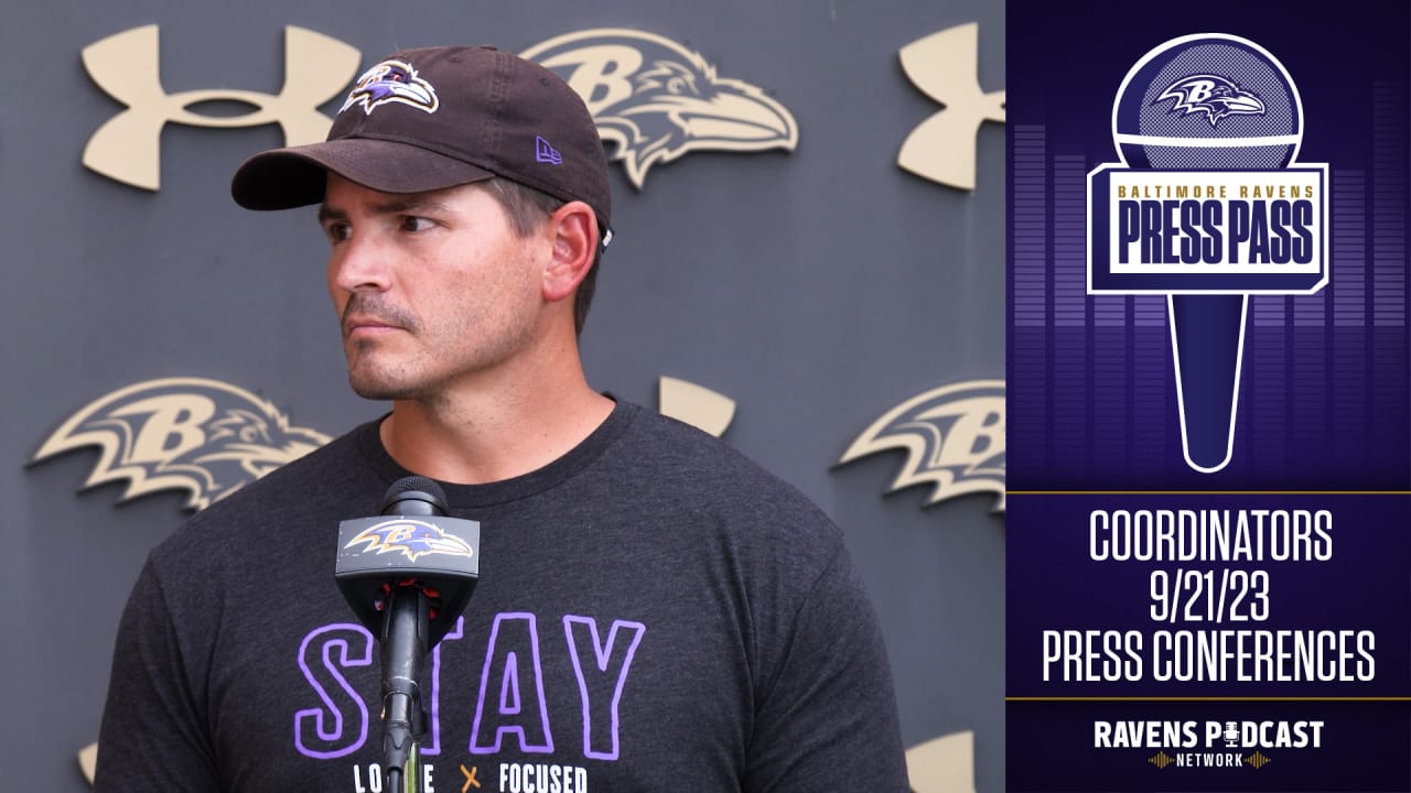 Coordinators: Ravens Practice 9/21 Press Conferences