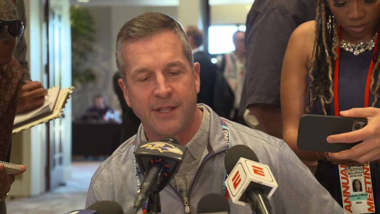 John Harbaugh's Full Owners Meetings Press Conference