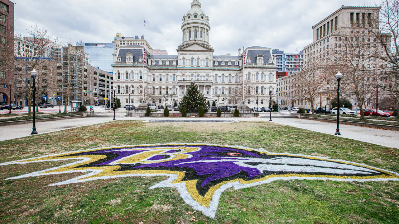 Ravens Paint the Town Purple for Playoffs