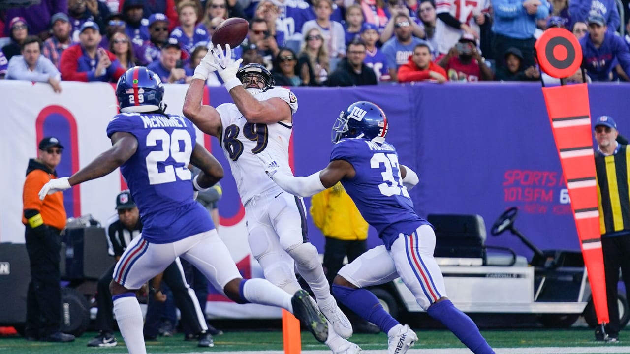 Highlights: Every Mark Andrews Catch in 106-Yard Giants Game