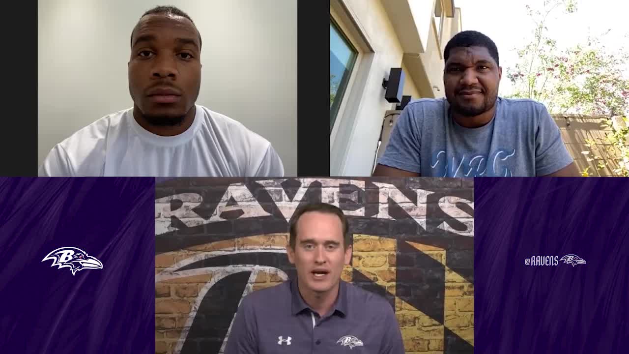 Calais Campbell, J.K. Dobbins React to Ravens Schedule