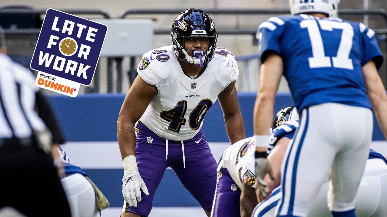 Late for Work 11/11: Key Rookie Contributions Continue to Fuel Ravens