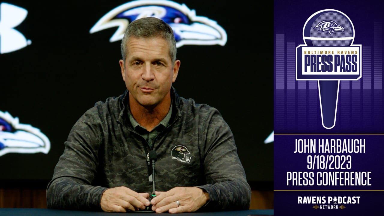 John Harbaugh: Monday Press Conference (9/18)