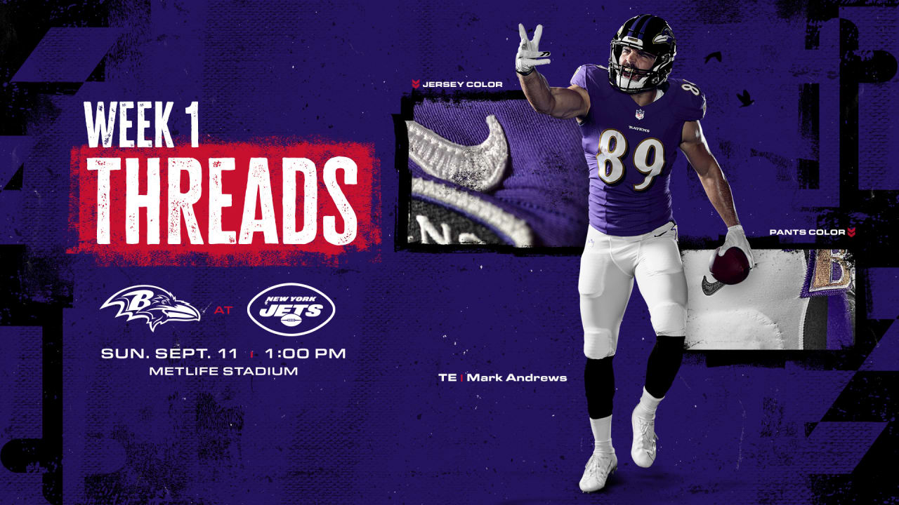 Gameday Threads: Ravens Make 2022 Debut in Purple and White