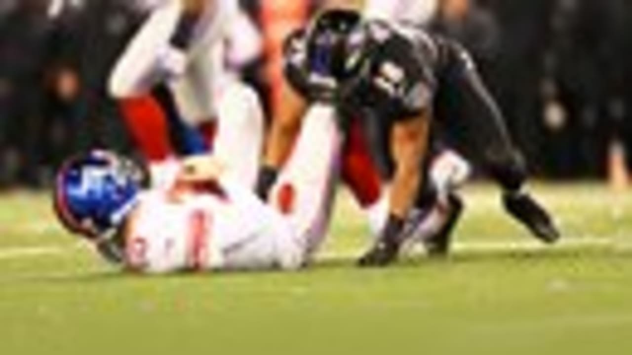 New York Giants Offensive Line Keeps Eli Manning Clean vs Ravens