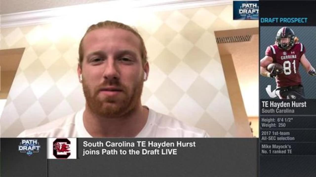 Top draft pick Hayden Hurst finds home at TE with Ravens