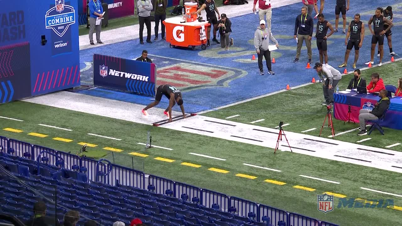 Sauce Gardner 2022 Scouting Combine Performance