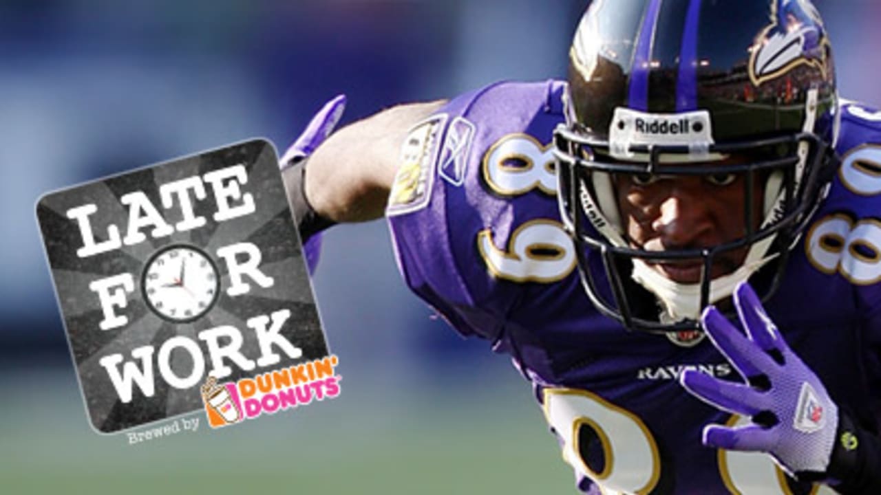 Baltimore Ravens Mark Clayton runs for a 52-yard touchdown against