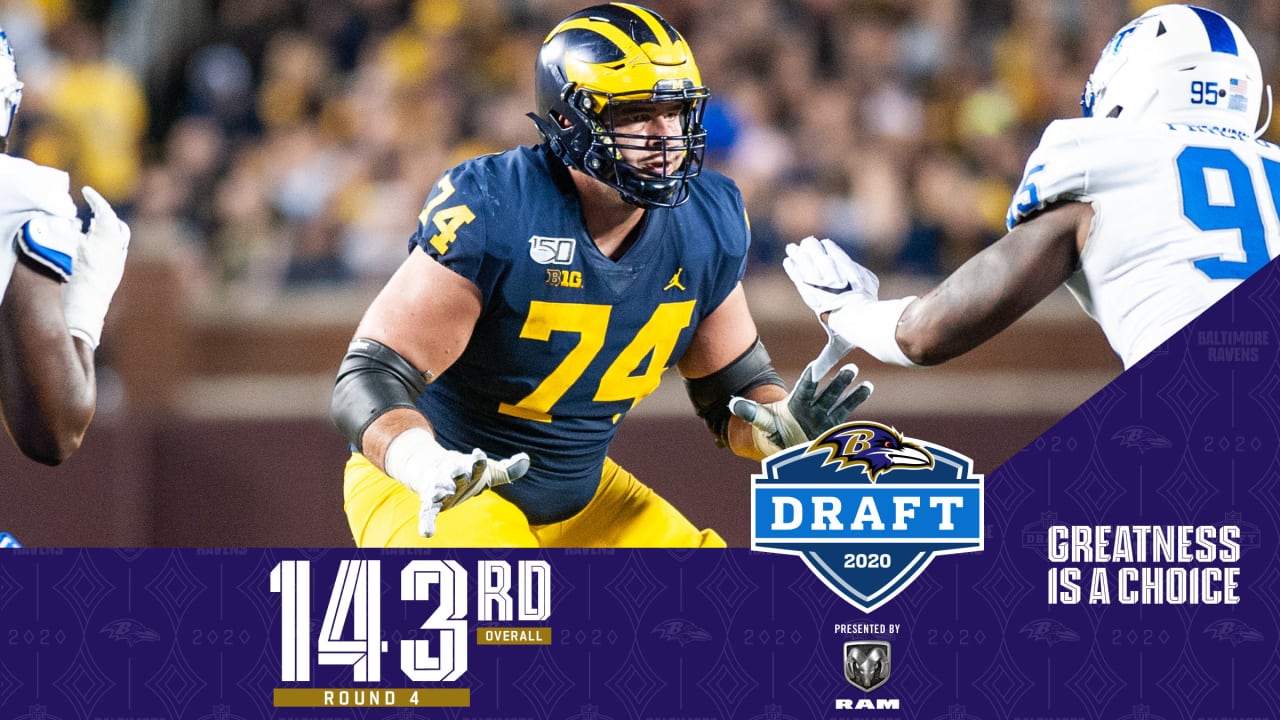 Baltimore Ravens pick Michigan's Ben Bredeson in NFL draft's