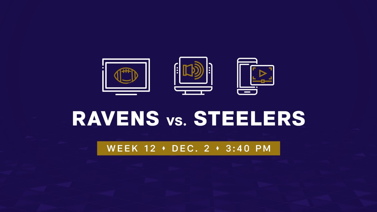 Watch Ravens @ Steelers Live Stream