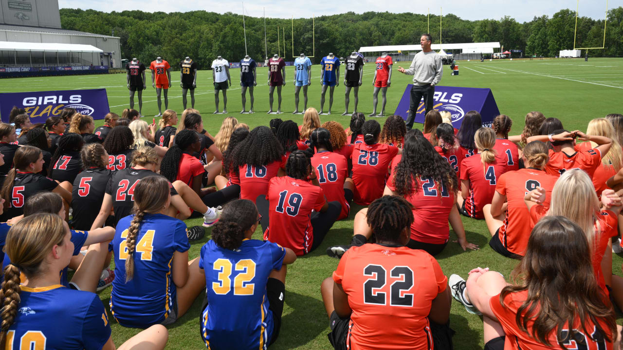 Ravens Host Girls Flag Football Uniform Reveal