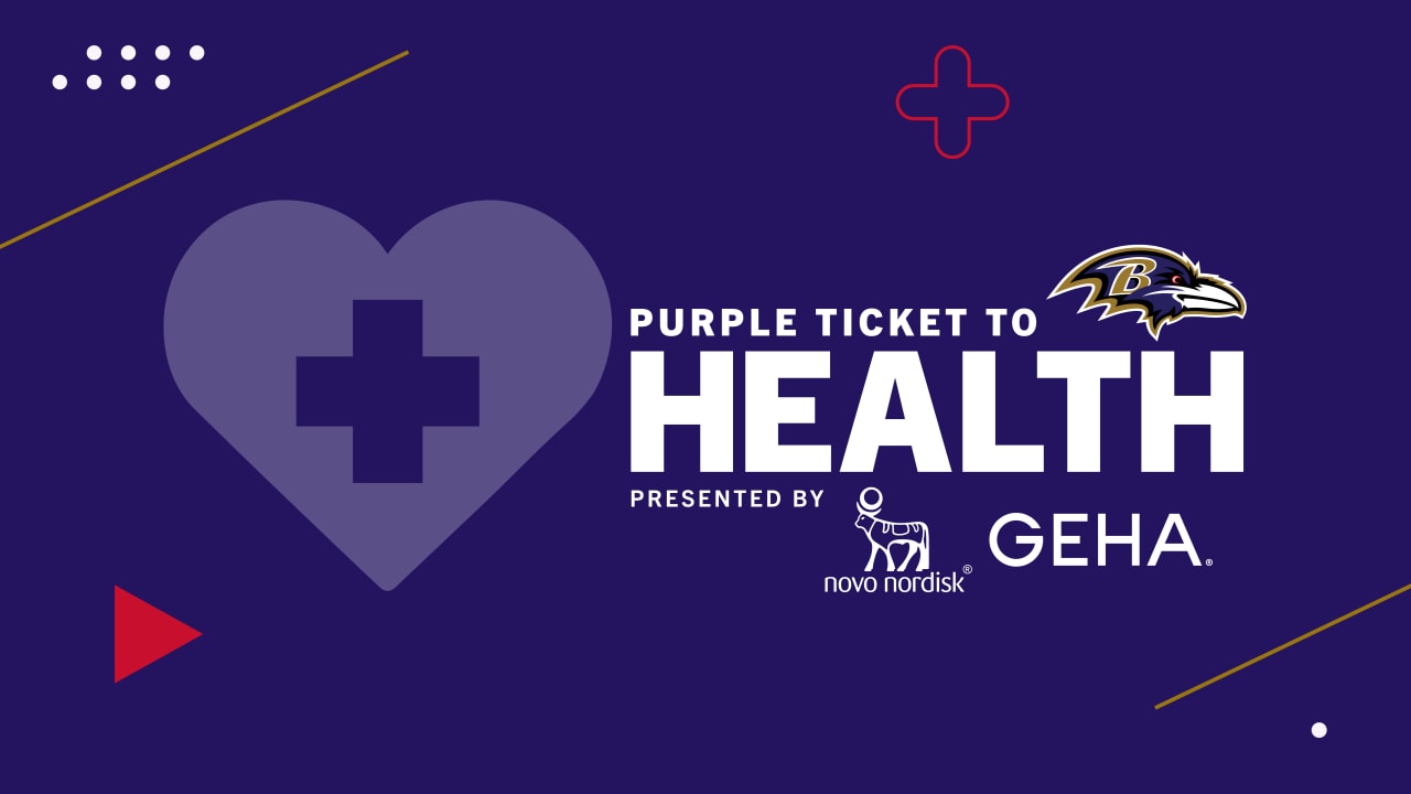 Purple Ticket to Health' encourages Ravens fans to get healthy