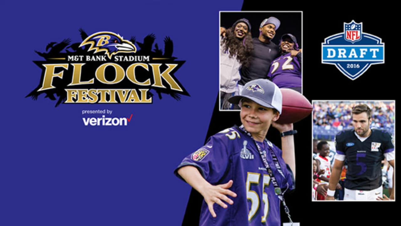 Flacco, Smith Sr., Watson and Weddle to Appear at Ravens Flock Festival