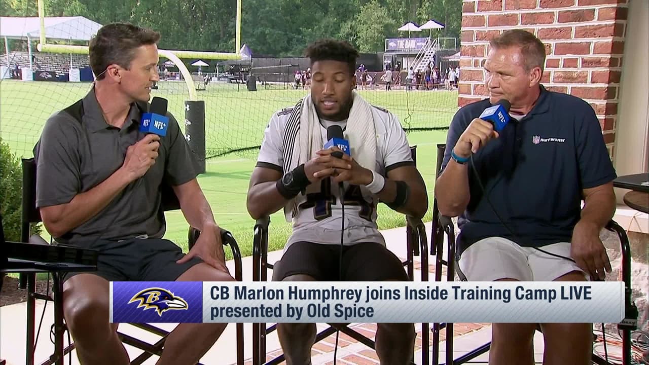 Marlon Humphrey Talks About Ravens Defense on 'Inside Training Camp Live