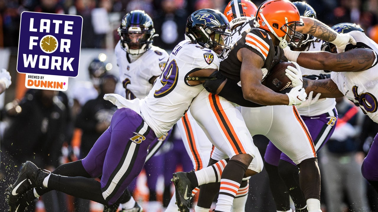 Ravens squeeze past Browns to earn AFC North championship