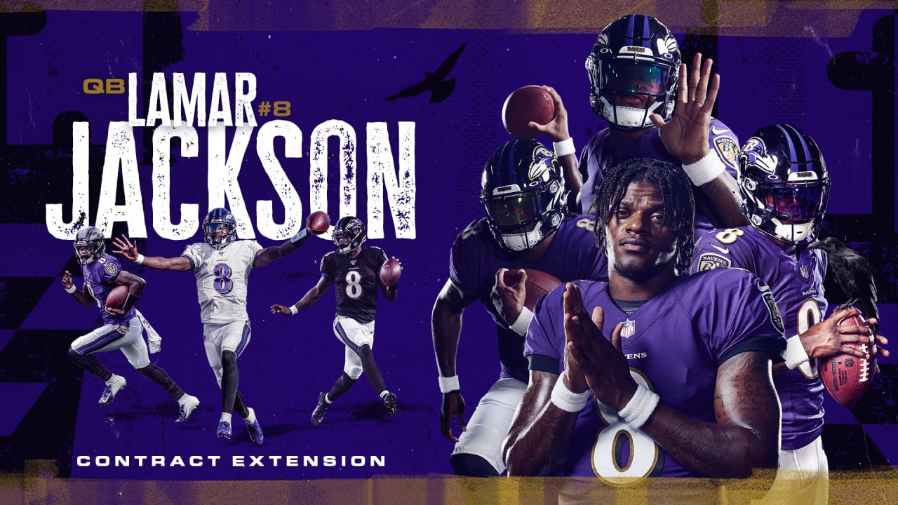 Lamar Jackson, Ravens Agree to Five-Year Extension