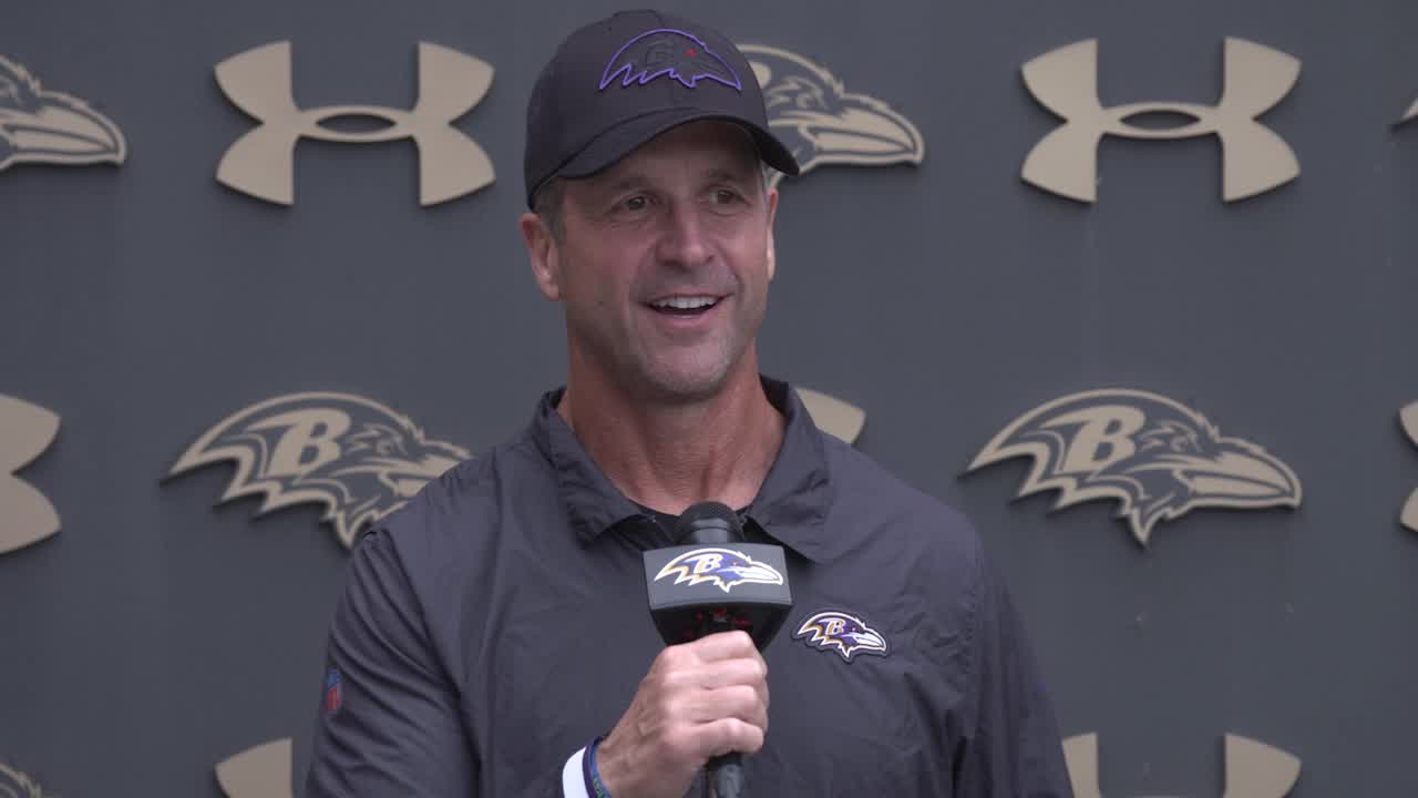 John Harbaugh Discusses End of Preseason Winning Streak