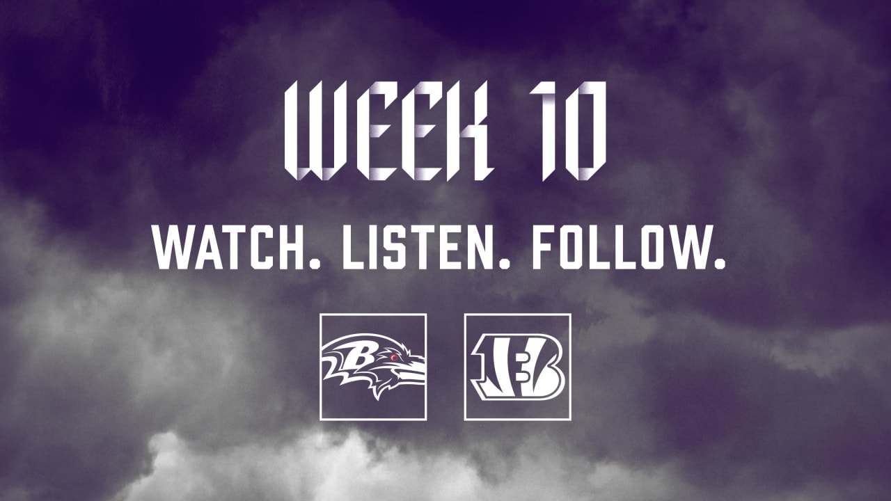 Watch Ravens @ Bengals Live Stream