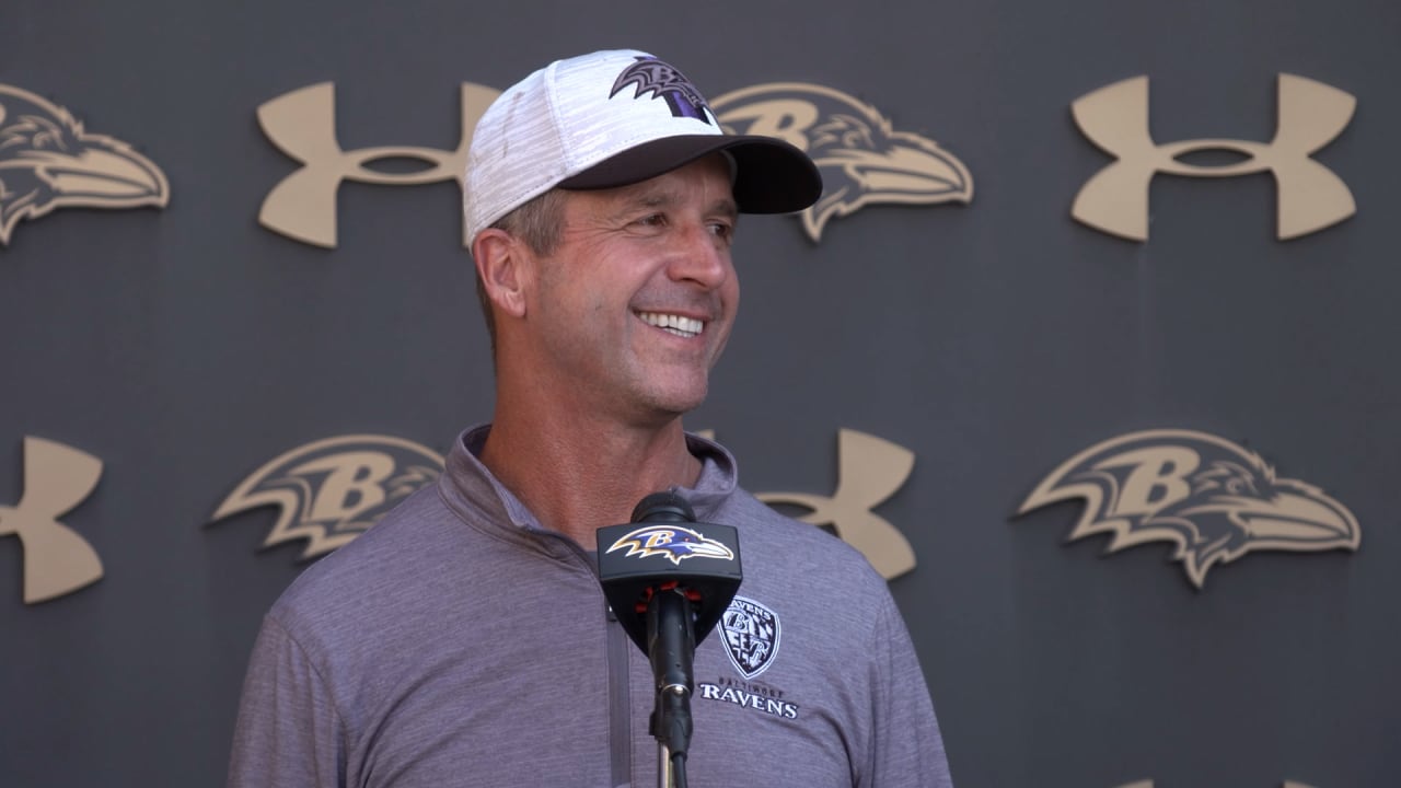 Ravens HC John Harbaugh discusses snaps of ILB Patrick Queen in