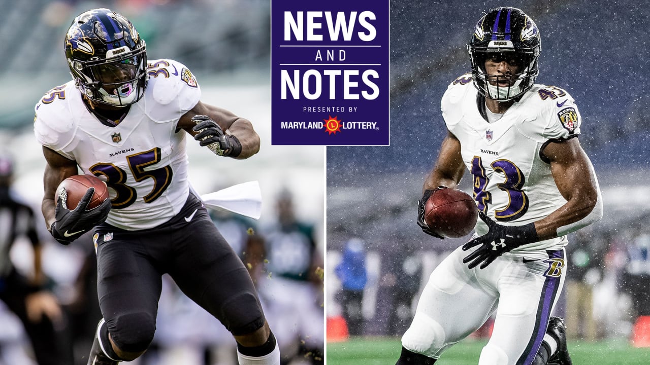 News Notes Ravens Trust In Gus Edwards Justice Hill