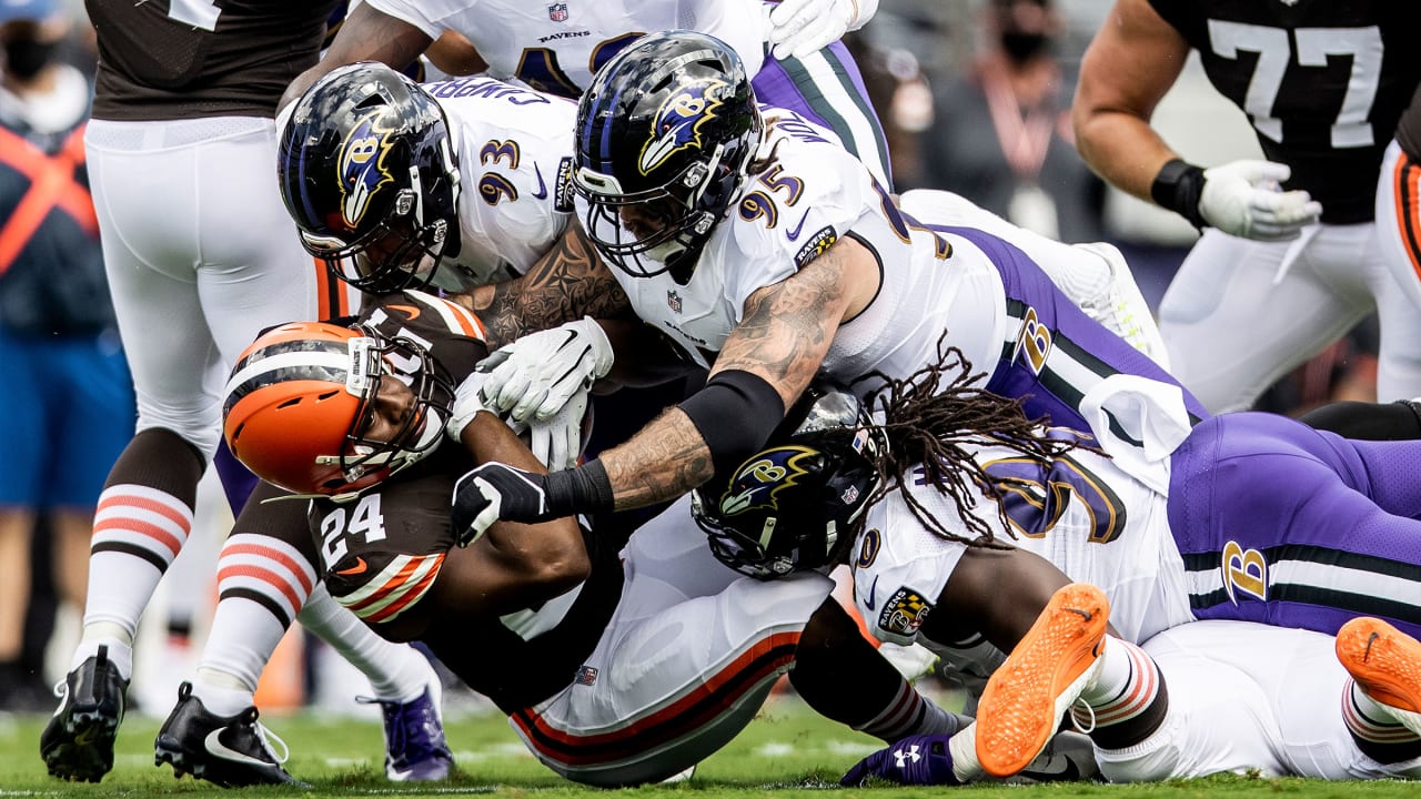 the ravens versus the browns