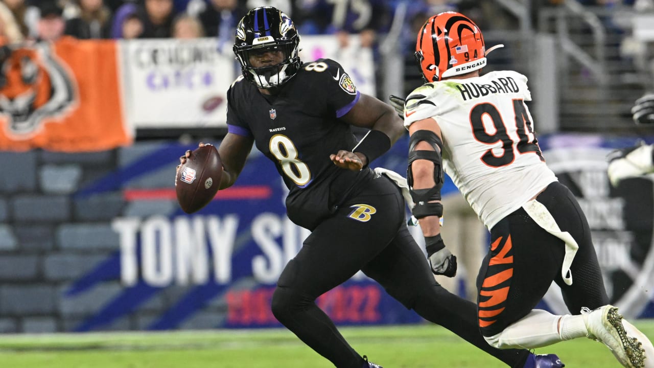 Lamar Jackson, Ravens hold on to beat Cincinnati 27-24. Bengals 0