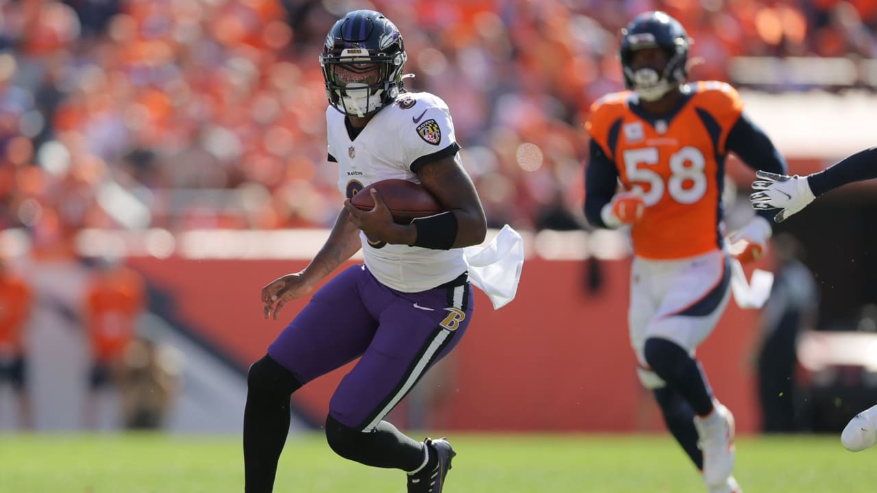 Ravens run Lamar Jackson on final play vs. Broncos to extend streak of  games with 100-plus rushing yards