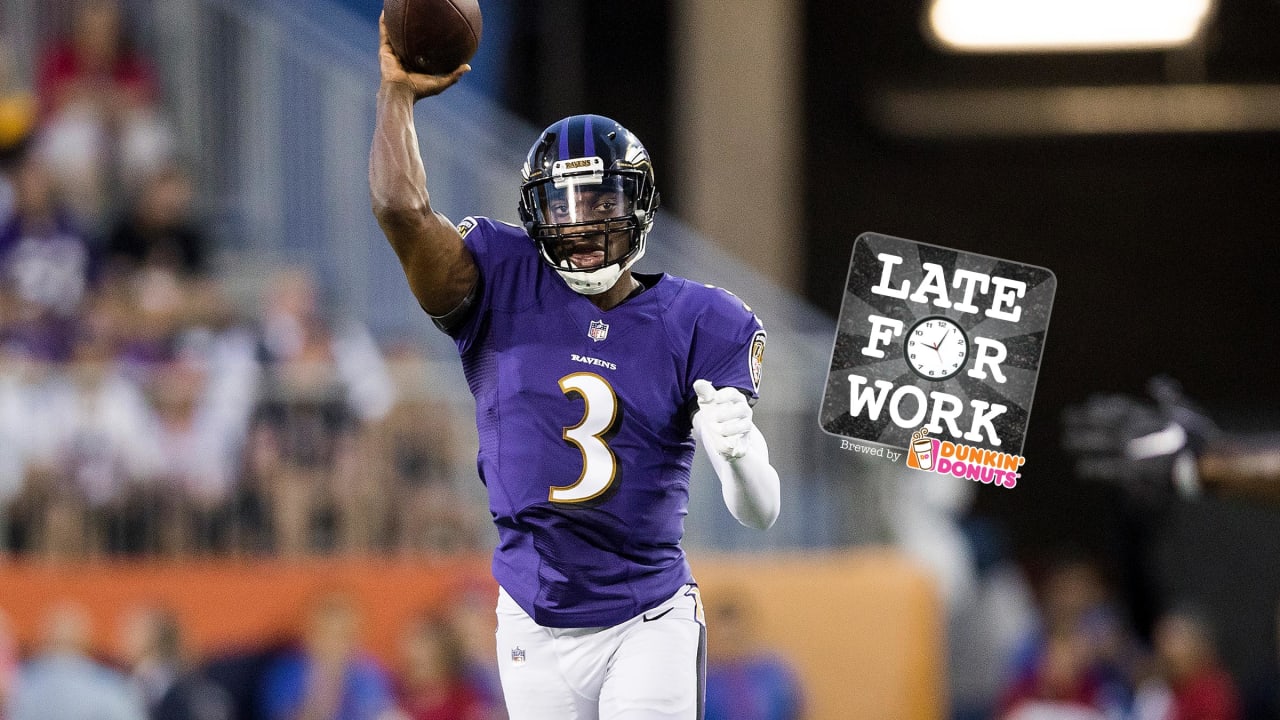 Watch this crazy Ravens fan do the worm in the stands