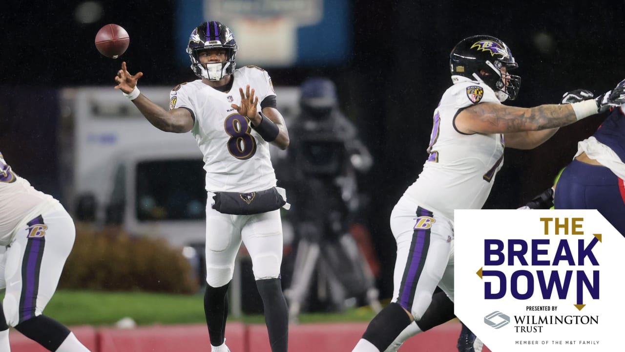 Baltimore Ravens at New England Patriots, Sunday Night Football, Gillette  Stadium, Week 10, Lamar Jackson