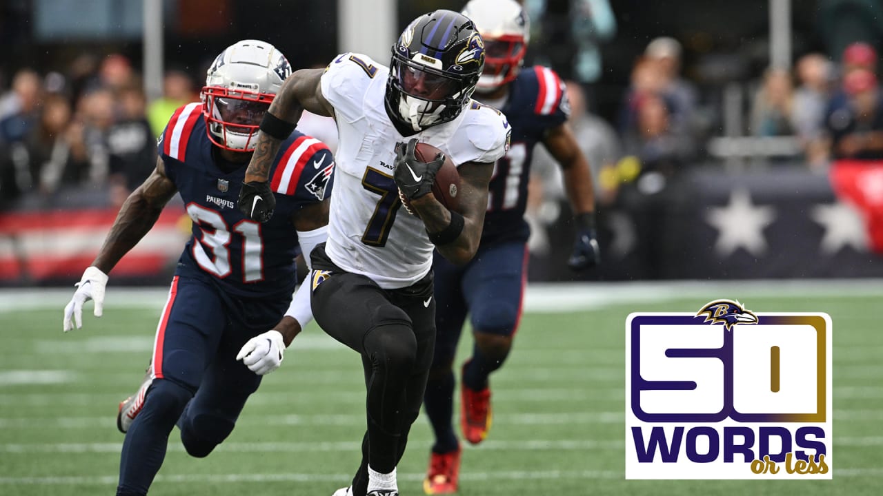 Ravens WR Rashod Bateman is proving that he's the real deal