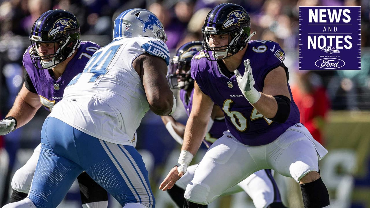 Part of Marquise Brown Trade, Tyler Linderbaum Is Taking Off in Year 2 |  News \u0026 Notes 10/27, image size:1280x720