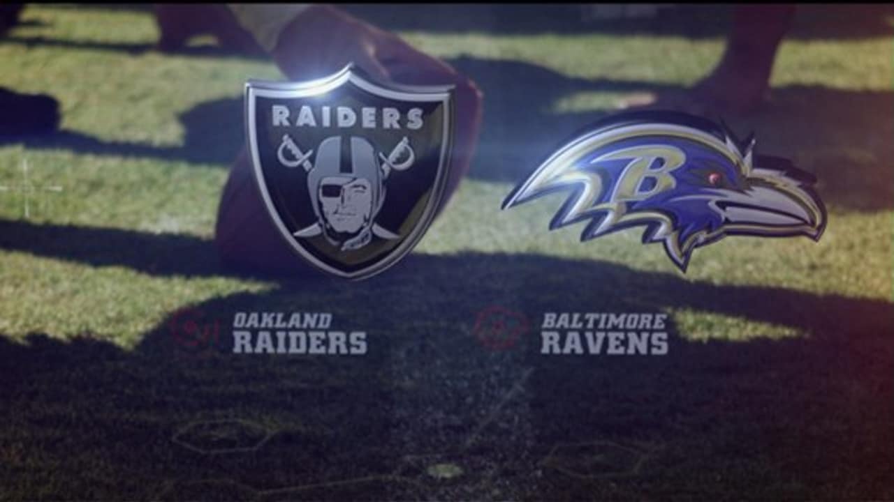 NFL Network Raiders vs. Ravens Highlights